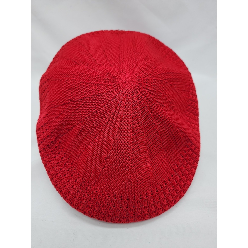 Epoch Tropic Ventair Hat Cap Red Size Large Cabbie Newsboy Golf Caddy Cleaned
